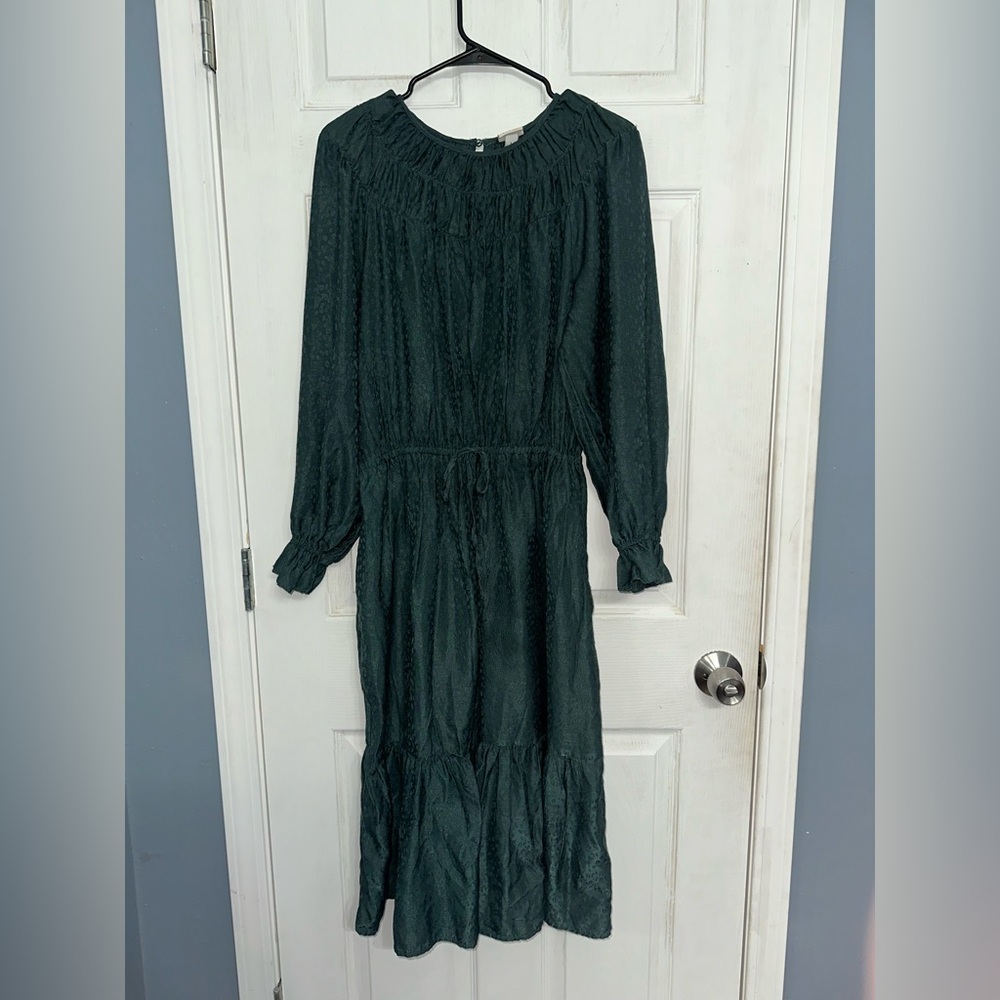A New Day Women’s Green Long Sleeve Maxi Dress Size Large